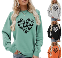 Sweat-shirt pour femme avec logo personnalisé, motifs Cœurs, Amour, Cupidon, Affection, Poulet, Poussin, Poule, Coq, Volaille