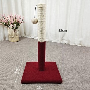 Duurzame klassieke houten kattenboom met krabpaal voor katten om te rusten en te spelen - Product Image 5