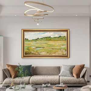 Cadres en bois massif de style minimaliste moderne, cadres décoratifs muraux en bois, cadres pour peintures à l'huile - Product Image 4