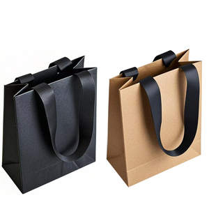 Prix d'usine pour les sacs en papier d'emballage de luxe pour cadeaux, sacs en papier avec logo personnalisé - Product Image 3