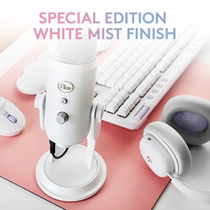 Logitech <span class=keywords><strong>Blue</strong></span> <span class=keywords><strong>Yeti</strong></span> Aurora USB Tarjeta de sonido incorporada Micrófono Juego de transmisión en forma de corazón Micrófono de voz - Product Image 5