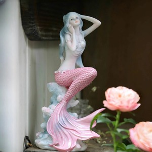 Witt sirena decoración pecera paisajismo balcón al aire libre sala de estar rocalla simulación Coral decoración artesanías - Product Image 4