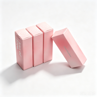 Boîte d'emballage cosmétique personnalisée de luxe en carton blanc mat, couleur dégradée pour rouge à lèvres et soins de la peau