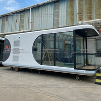 Bon prix Maison mobile capsule spatiale Petite maison moderne préfabriquée Maison en conteneur Camping Pod