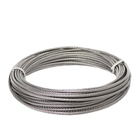 6mm 8mm 7x7 7x19 câble métallique en acier inoxydable câble en acier résistant à la Corrosion pour clôture de sécurité utilisation électrique marine