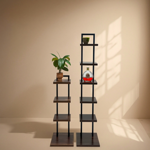 Librería Moderna de Metal que Ahorra Espacio para Oficina en Casa o Sala de Estar, Libros de <span class=keywords><strong>Cuentos</strong></span> Fácilmente Accesibles - Product Image 5