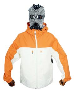 Chaqueta cortavientos con capucha de cuello alto Unisex personalizable impermeable moda callejera para hombres de talla grande cierre de cremallera - Product Image 1