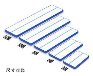 Piste de tumbling gonflable commerciale pour gymnastique, fabrication sur mesure avec logo, tapis de tumbling, sol gonflable, <span class=keywords><strong>airtrack</strong></span> - Product Image 3