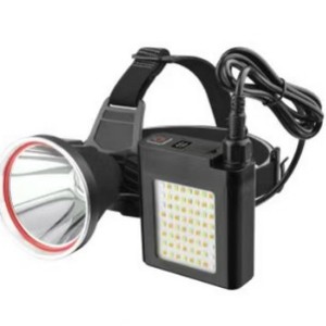 Lampe frontale rechargeable haute intensité 10000mAh LED lumière blanche pour camping, pêche, extérieur, portable avec longue autonomie - Product Image 1