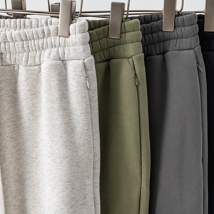 <span class=keywords><strong>Pantaloni</strong></span> Sportivi da <span class=keywords><strong>Uomo</strong></span> YOUMI con Servizio OEM Personalizzato, Caldi, Tinta Unita, con Coulisse, Gamba Dritta, Foderati in Pile, 345 GSM - Product Image 3