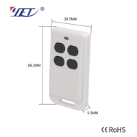Télécommande sans fil YET2208, télécommande RF, télécommande pour porte de garage, télécommande pour barrière de portail