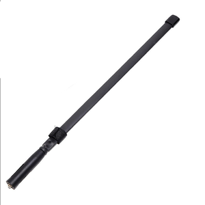 Antenne tactique télescopique AT-80 80 cm 144/430 MHz VHF/UHF double bande à gain élevé, antenne fouet pliable pour talkie-walkie portable - Product Image 2