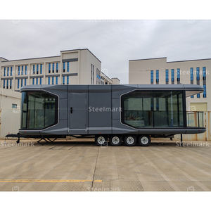 Maisons mobiles Maison préfabriquée mobile Petites maisons préfabriquées avec roue - Product Image 2