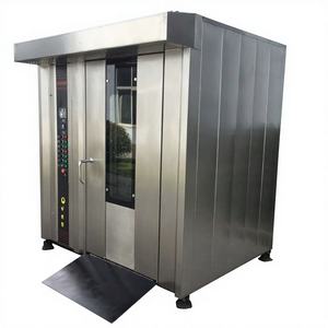 Nouveau <span class=keywords><strong>Four</strong></span> Rotatif Électrique/Gaz à <span class=keywords><strong>Grande</strong></span> <span class=keywords><strong>Capacité</strong></span> pour Biscuits, Gâteaux et Pains, 32/64 Plateaux, Contrôle Numérique - Product Image 1