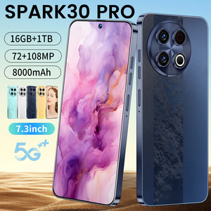 Smartphone Spark 30 Pro+ 7,3 pouces à succès – Modèle 1 To ROM, écran 4K HD, double SIM, design F – Technno Spark 30 <span class=keywords><strong>Prix</strong></span> - Product Image 4