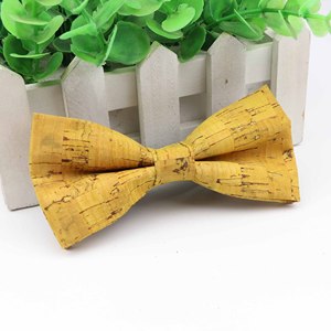 Nouvelle collection <span class=keywords><strong>noeud</strong></span> <span class=keywords><strong>papillon</strong></span> en bois liège pour enfants, faits à la main, solide, à la mode, fête de mariage, cadeau en bois - Product Image 5