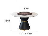 Chaise de salle à manger de haute qualité, table basse en marbre pour restaurant, table à manger en métal, ensembles de tables à manger nordiques