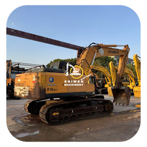 Excavatrice sur chenilles Hyundai 210-7 d'occasion, modèle 2020, 21 tonnes, godet de 0,92 m, moteur, pompe à engrenages, roulement, Corée - Product Image 1