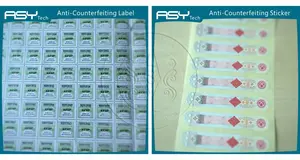 Codice QR dell'etichetta del vino Anti-contraffazione genuino di sicurezza fluorescente invisibile autoadesivo personalizzato