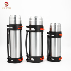 Botella de agua deportiva de acero inoxidable, accesorio personalizado y plegable de 2,0 l con aislamiento al vacío para viajes, fabricante fiable - Product Image 1