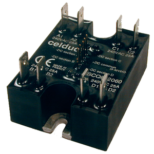 Relé de Estado Sólido SCQ842060 SPST-NO 25A 12-280V, Especialmente Diseñado para Relés de Estado Sólido - Product Image 1