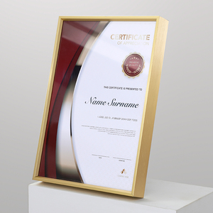 Tùy chỉnh UV in mảng bám kim loại Acrylic có thể tháo rời giấy chứng nhận củ<span class=keywords><strong>a</strong></span> danh dự hình ảnh khung Trophy với ủy quyền tấm Trophy - Product Image 4