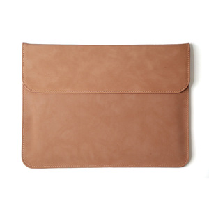 Wholesale Custom Logo Women Men PU Leather Laptop Protective <strong>Case</strong> for <strong>Macbook</strong> Air/Pro Portable Business Briefcase Laptop <strong>Bag</strong> - Product Image 3