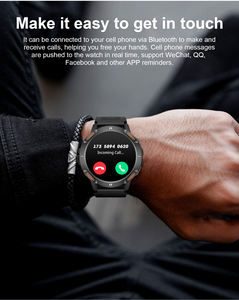 นาฬิกาสมาร์ทวอ<span class=keywords><strong>ท</strong></span>ช์ GPS สำหรับกิจกรรมกลางแจ้ง รุ่น G115 รองรับการโ<span class=keywords><strong>ท</strong></span>รผ่านบลู<span class=keywords><strong>ท</strong></span>ูธ หน้าจอ 1.52 นิ้ว ตรวจสอบสุขภาพ รองรับโหมดกีฬา 123 โหมด แบตเตอรี่ 300mAH ใช้แอป Dafit - Product Image 4