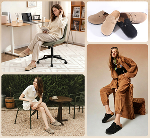 Scarpe Vintage OEM Personalizzate, Zoccoli per <span class=keywords><strong>Donna</strong></span>, Sandali in Pelle Unisex, <span class=keywords><strong>Stivali</strong></span> in Pelle da <span class=keywords><strong>Donna</strong></span> con Logo e Colore Personalizzati - Product Image 6