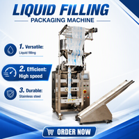 Machine d'emballage automatique de sachets d'eau et de liquides en acier inoxydable 304, petite machine de remplissage et de scellage de 0,5g-5g pour aliments