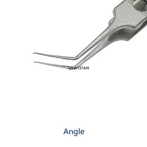 Fórceps de capsulorrexis Fórceps oftálmicos Titanio Arcuate Dihedral Eye Instrumentos quirúrgicos Acero inoxidable - Product Image 3