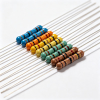 Kit d'assortiment de résistances à film métallique 1/2W, 150 valeurs, tolérance 1%, à travers trou, à bornes axiales, pour circuits de puissance