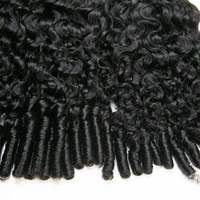 Extensions de cheveux humains bouclés pré-bouclés, tresses sans nœuds, mèches de cheveux humains bouclés birmans, extensions de cheveux humains au crochet