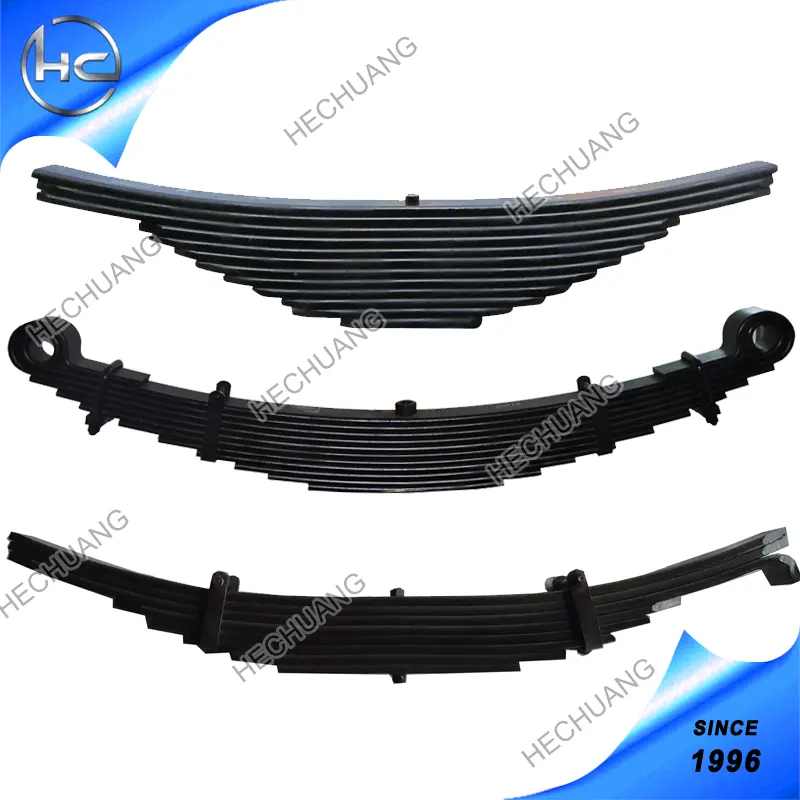Top 1.Trailer chassis brake system suspension with leaf spring