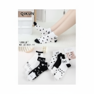 Calzini sportivi Casual in cotone pettinato da donna - Product Image 1