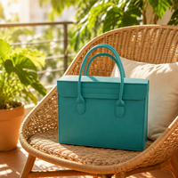 Sac de rangement en feutre grande capacité à rabat, réutilisable, avec logo personnalisé, écologique, multi-usages, pour articles ménagers divers