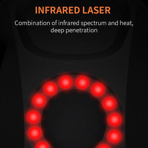 Masajeador de rodilla portátil 4 en 1 mejorado con terapia de luz roja Terapia de masaje con compresa calentada por vibración para aliviar el dolor articular - Product Image 4