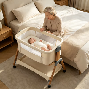 Lit cododo pour bébé, berceau, lit d'appoint pour nourrisson, berceau <span class=keywords><strong>de</strong></span> chevet pour nouveau-né, berceau bébé, vente en gros OEM ODM - Product Image 1