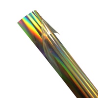 DETU Holográfico HTV para ropa Arco Iris Reflectante Transferencia de calor Vinilo Flex Htv para Plotter Color Impresión de transferencia de calor