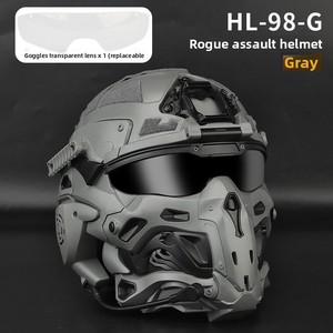 Masque de protection intégral CS réaliste avec fentes, <span class=keywords><strong>casque</strong></span> personnalisé, <span class=keywords><strong>casque</strong></span> audio intégré, accessoires de cinéma et de télévision - Product Image 5