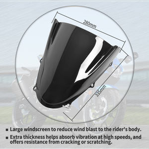 Parsxxun — déflecteur de vent, pare-brise pour Suzuki GSX125R, <span class=keywords><strong>GSX</strong></span> 125 <span class=keywords><strong>R</strong></span>, 2017, 2018, 2019, <span class=keywords><strong>2020</strong></span>, accessoires de moto - Product Image 5