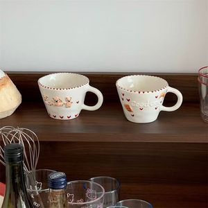 Factory Direct China Custom 3D Animal Ceramic Bear Heart <b>Pattern</b> Eco-friendly Food Safe Stoneware Coffee Mug - Product Image 1