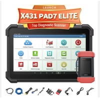 Lanzamiento profesional x431 pad VII pad7 Elite obd2 funciona con x-prog 3 V HD ECU programa automotriz car tester escáner de diagnóstico
