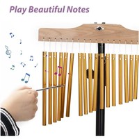 Percussion Instrument 25 36 Wind Chimes Band Accompaniment 76 Sound Tree Stand 20 Sound Beam-Ordinary Bamboo Made China