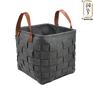 KUYUE-cesta de almacenamiento de fieltro plegable, venta al por mayor - Product Image 3