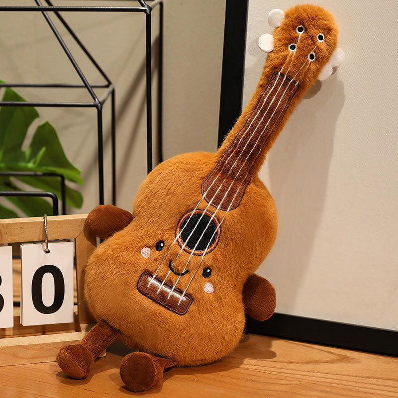 Creative Simulation Guitar Pipa Musical Instrument Washed Plush