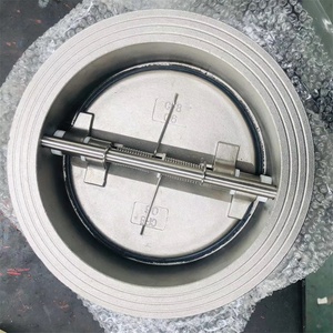 Valvola di ritegno a doppia valvola di ritegno a doppia piastra a disco singola doppia valvola di Non ritorno Wafer valvola di ritegno DN50-DN1200 acqua - Product Image 2