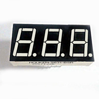 Afficheur LED à 7 segments à 3 chiffres, 0,56 pouce, module LED, couleur rouge, indicateur, 11 broches
