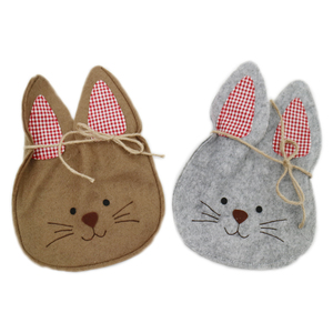 Easter Egg Easter Kids Candy Gift Storage Bags Happy Easter Fabric Rabbit Felt Egg Bag Easter Gift