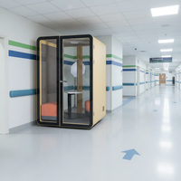 Offre Spéciale : Cabine Acoustique de Bureau Moderne Certifiée ASTM E84 ISO 23351, Cadre en Aluminium de Précision, Matériaux Recyclables, Sans COV